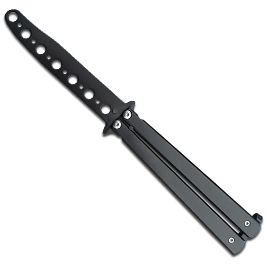 Stealth Vent Pivot-Balanced Butterfly Knife - Matte Black