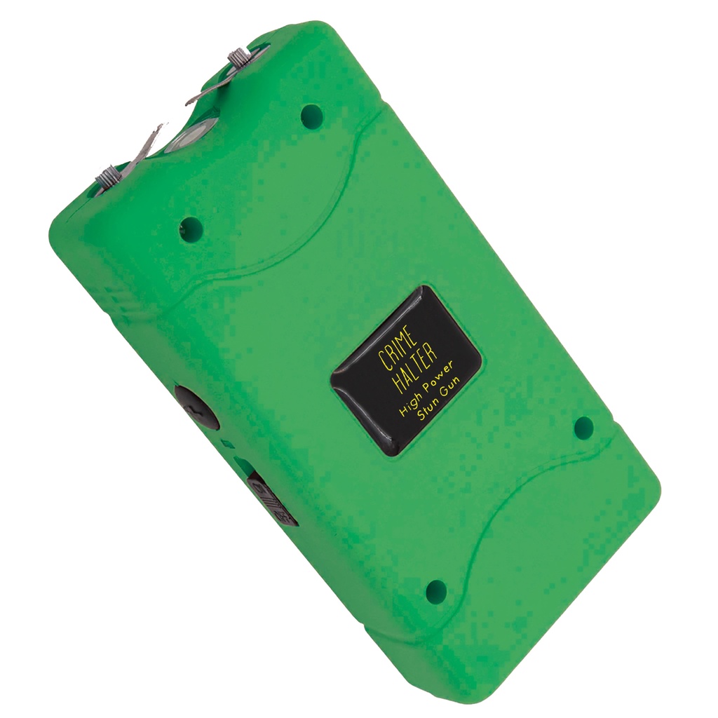 Demolisher Triple-Arc Rechargeable Stun Gun - Green