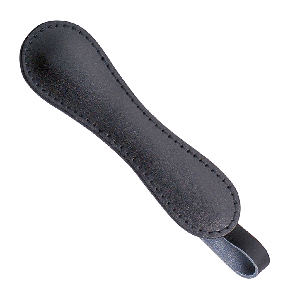 Nightwatch Loop-Control Leather Slapper - Black Leather