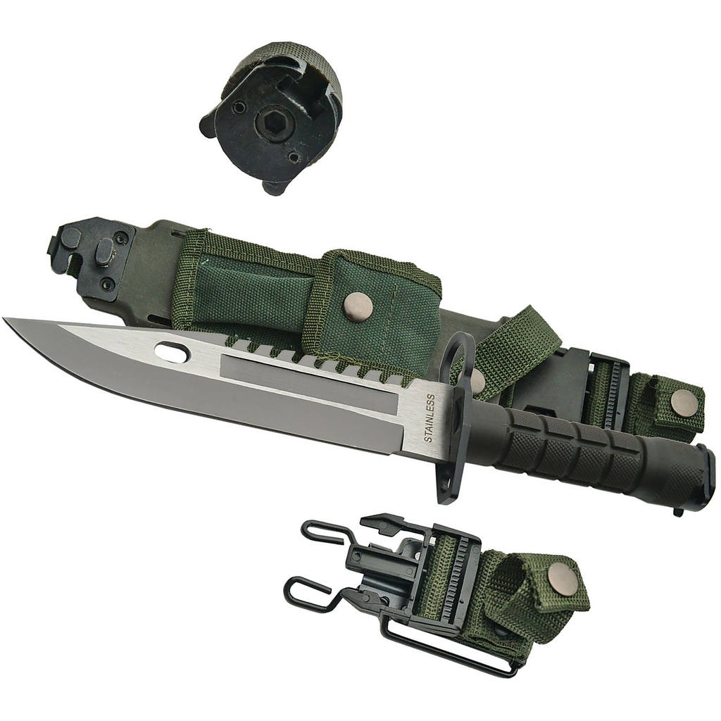 Field Utility Sawback M9 Bayonet Knife - Matte Steel