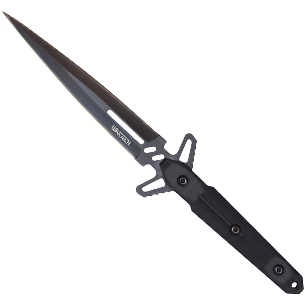 Shadowstrike Silent-Draw Tactical Fixed Blade Knife - Black G10