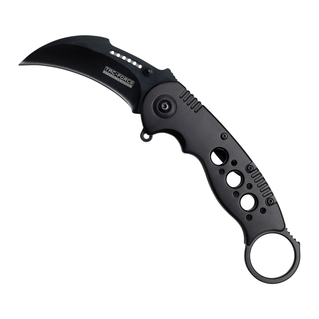 Shadow Talon Quick-Deploy Karambit Knife - Midnight Black