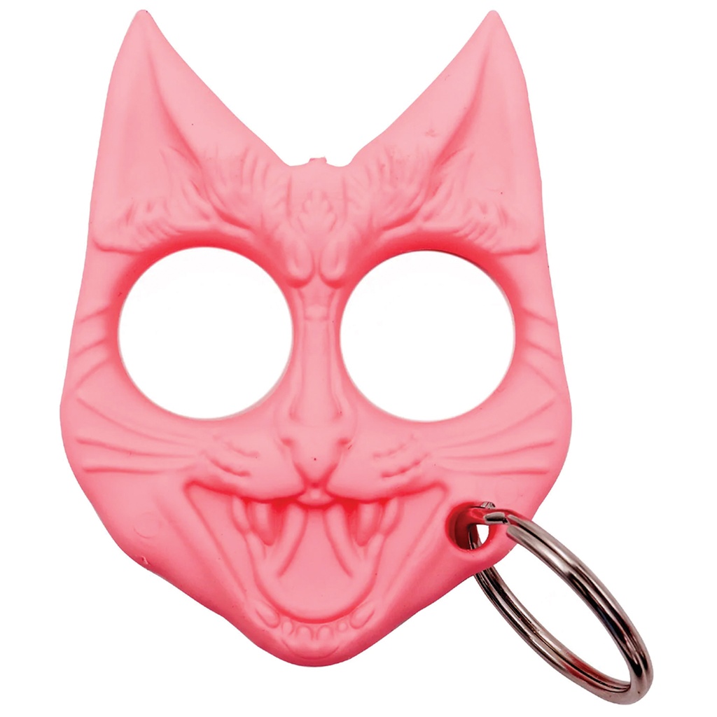 Purr-Guard Compact Cat Self Defense Keychain - Light Pink