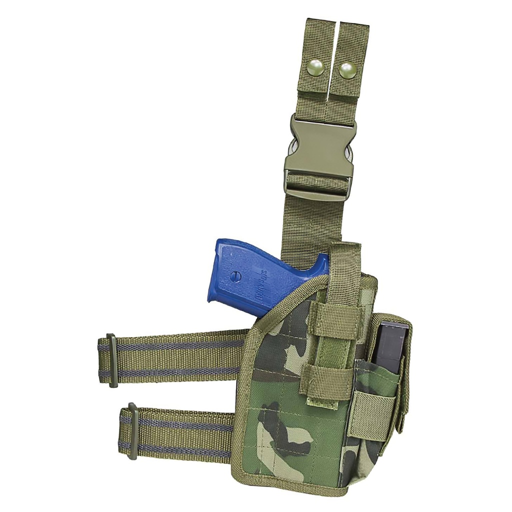 Woodland Operator Universal-Fit Drop Leg Holster - Camo