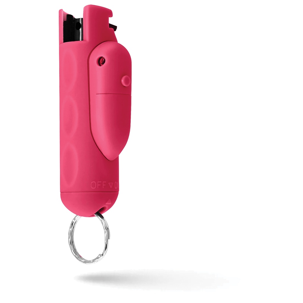 Point-Lock Accuracy Keychain Pepper Spray - Pink