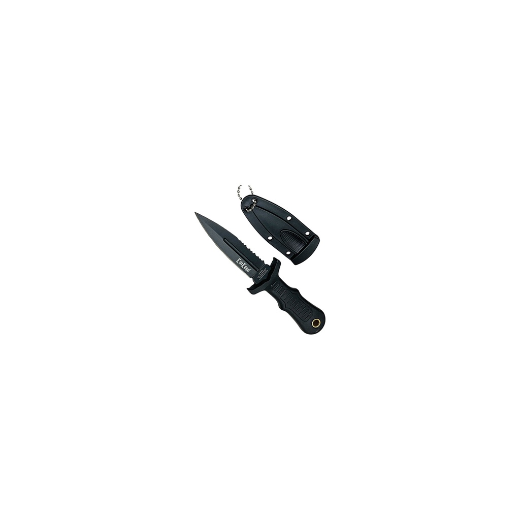 Phantom’s Whisper Quick-Strike Neck Knife - Midnight Black