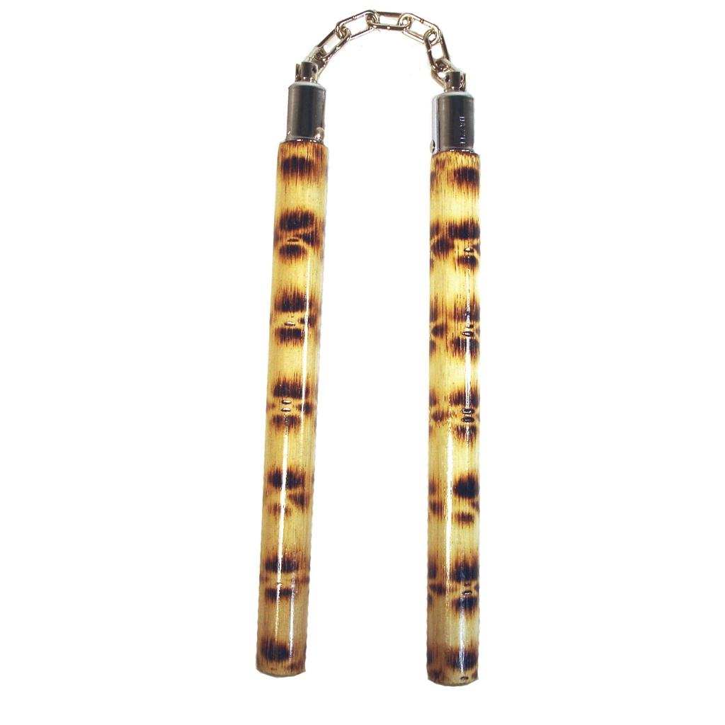 Cane-Flow Dojo-Grade Nunchucks - Natural Rattan