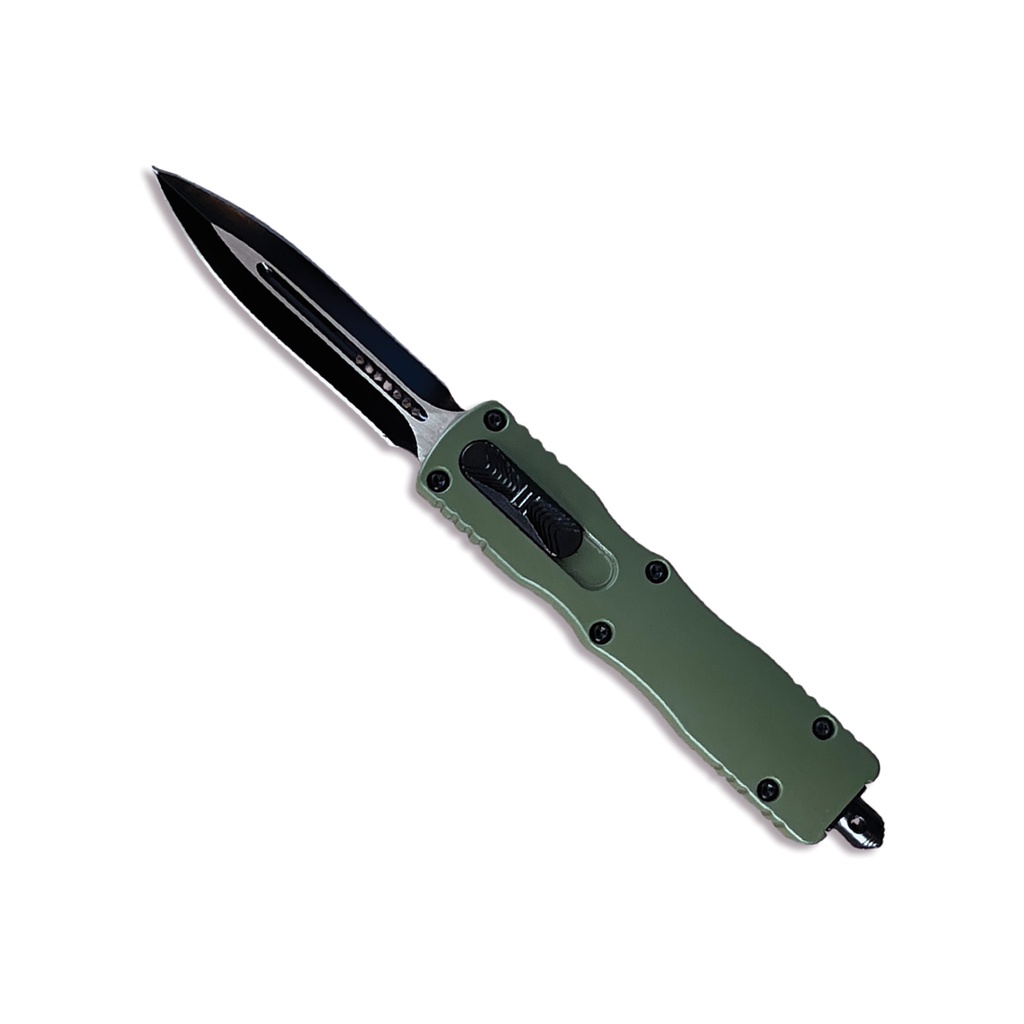 Field-Slide EasyGrip Mini OTF Knife - OD Green Aluminum