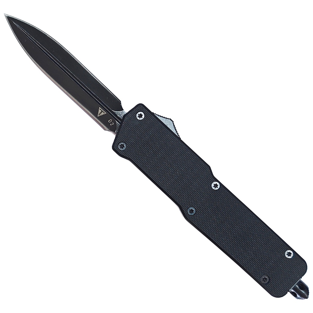 Shadow Vector Double-Edge OTF Knife - G10 Black