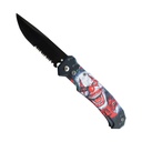 Joker Street Edition Safety-Lock Automatic Knife - Matte Black