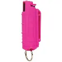 Signal-Safe Quick-Access Keychain Pepper Spray - Hot Pink Hardshell