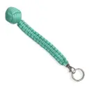 Harbor Knot Impact Monkey Fist Keychain - Teal Paracord