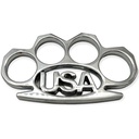 Foundry Patriot Heavy-Duty Brass Knuckles - Silver