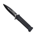Jester Shadow Quick-Flick Spring Assisted Knife - Midnight Black