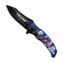 God Bless America Rapid-Deploy Assisted Opening Knife - Black Blade