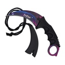 Cosmic Claw Neck-Ready Karambit Knife - Galaxy Blade
