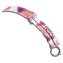 Spectrum Talon Karambit Butterfly Knife - Rainbow Steel