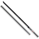 White Crest Tribute Anime Katana - Black Blade