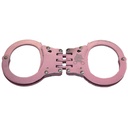 Command Visibility Double-Lock Hinged Handcuffs - Pink