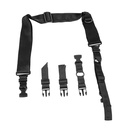 Stealth Flex Convertible Tactical Sling - Black