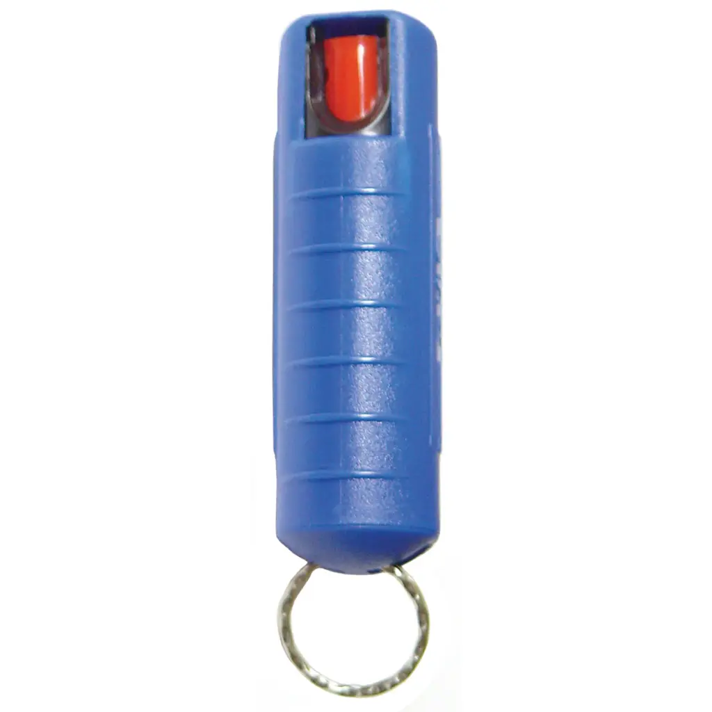 Guardian Shell Quick-Access Pepper Spray for Self Defense - Blue Hardshell