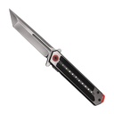 Redline Pulse Quick-Deploy Spring Assisted Knife - G10 Gray/Red