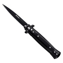 Blackout Milano Quick-Deploy Stiletto Automatic Knife - Midnight Black