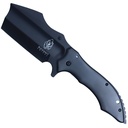 Midnight Operator Quick-Assist Cleaver Knife - Black Steel