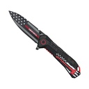 Thin Red Line Valor Assisted Opening Knife - Black Aluminum