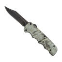 Bowie Blade OTF Knife - Green Leaf Camo