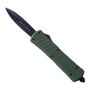 Stealth Operative Out-the-Front (OTF) Automatic Knife with Green G-10 Handle